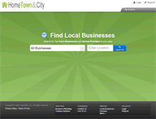 Tablet Screenshot of hometownandcity.com